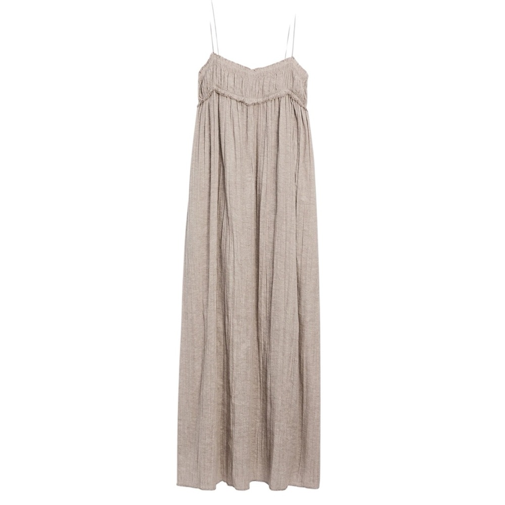 Massimo Dutti
Long  Gathered  Halter Neck Strappy Dress in Sz S - Picture 2 of 11
